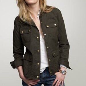 J. Crew The Downtown Field Jacket in Green Medium